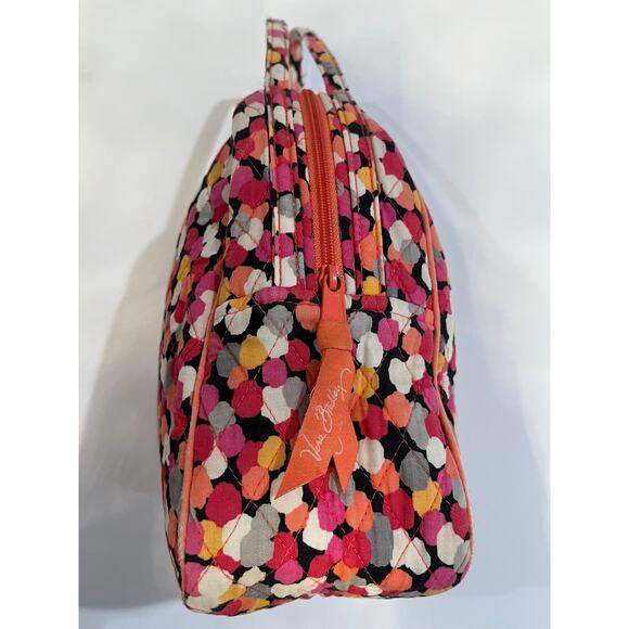 Vera Bradley Quilted Floral Lunch Bag | Insulated Lunch Tote Pink Multi - Picture 2 of 10
